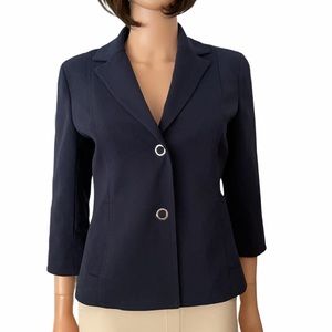 Vintage Liz Clairborne navy jacket